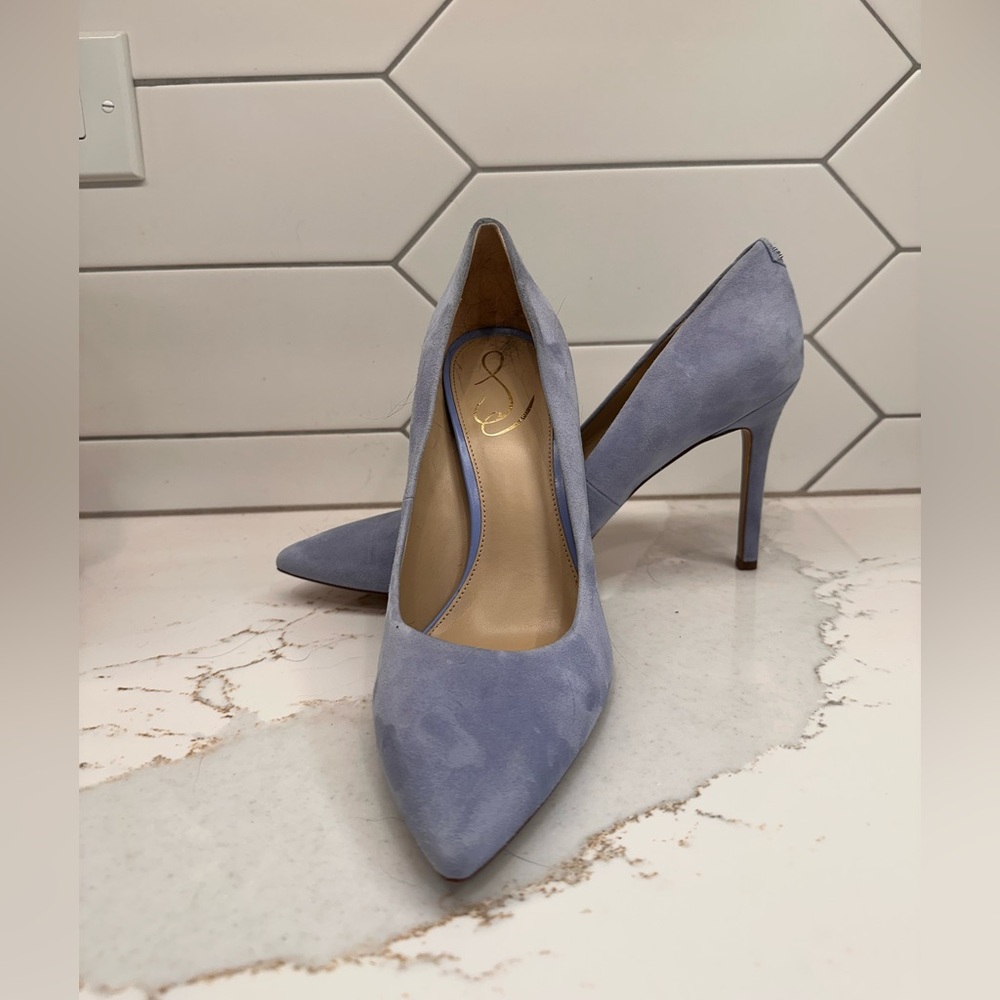 Sam Edelman Blue Suede Women's Pumps